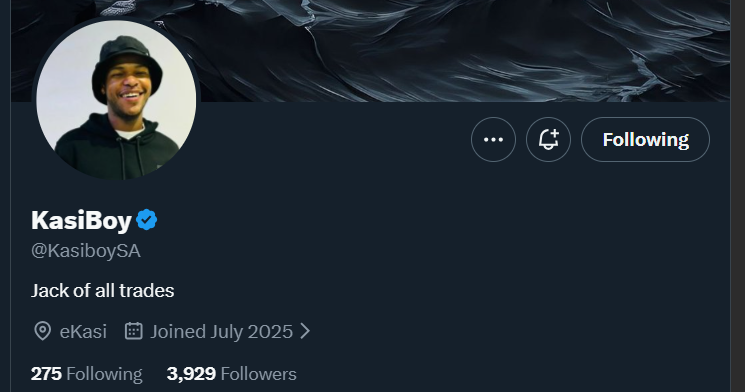 Moving like a celebrity, you're only following 275 out of 3929.....mmmmmmm😅