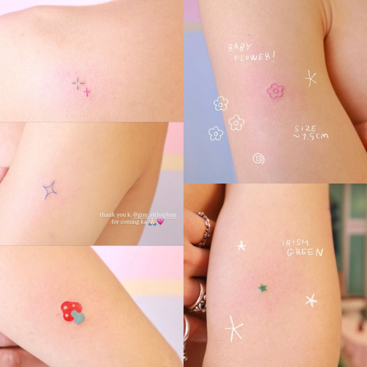 tayi_nesia's tweet image. WHY ARE TINY TATTOOS ON HIM THIS ILLEGAL?? WHO ALLOWED THIS LEVEL OF CUTENESS??

 ✨🌸🍄⭐️💚
#GunAtthaphan