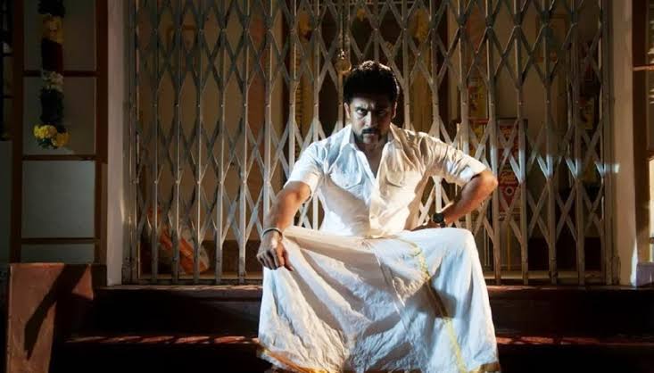 Appavi004's tweet image. suriya with traditional deadly combo🥵💥