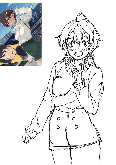 こんな感じ?
???「私もまだまだイケてるんじゃない♪」
原稿しよー。 