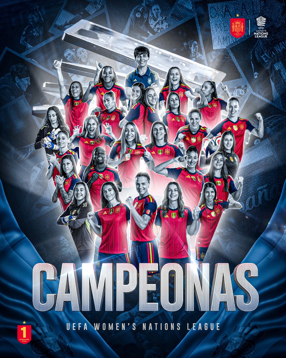 SEFutbolFem's tweet image. 🏆 Sin dejar de luchar, de trabajar y de hacernos soñar: ¡LO HABÉIS VUELTO A HACER!

¡¡𝗦𝗢𝗠𝗢𝗦 𝗖𝗔𝗠𝗣𝗘𝗢𝗡𝗔𝗦 𝗗𝗘 𝗟𝗔 #UWNL!!

✨ Esta es vuestra historia y nunca nos cansaremos de contarla.

#LaFinalContigo | #JugarLucharYGanar