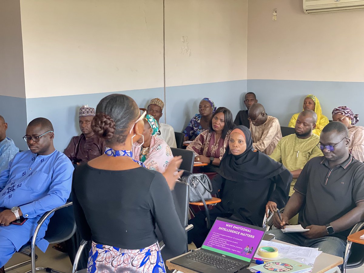 AfRICOSUD's tweet photo. Adamawa cohort training held over two days brought over 28 teachers from fragile communities in the state to imagine what peace would look like from the classroom. 

For us, Peace starts here! 

Teachers are at the heart of shping mindset. 

#PeaceEducation 
#educators4peace https://t.co/aqLDXmGRfR