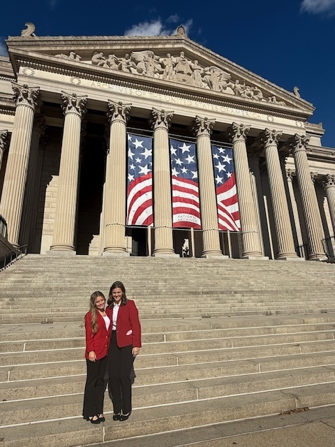 FairviewHighAL's tweet image. Students Faith Freeman and Lola Haynes along with teacher Whitney Haynes from Fairview High School returned from FCCLA’s Capitol Leadership in Washington, D.C., held from November 15–19, 2025.
