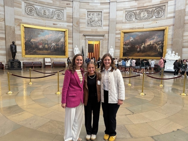 FairviewHighAL's tweet image. Students Faith Freeman and Lola Haynes along with teacher Whitney Haynes from Fairview High School returned from FCCLA’s Capitol Leadership in Washington, D.C., held from November 15–19, 2025.