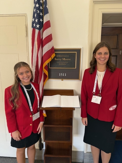 FairviewHighAL's tweet image. Students Faith Freeman and Lola Haynes along with teacher Whitney Haynes from Fairview High School returned from FCCLA’s Capitol Leadership in Washington, D.C., held from November 15–19, 2025.