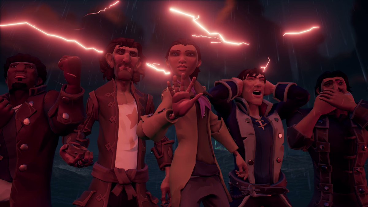 There's always a storm in the upside down!

Theme: Stormy Seas 
#SoTShot #SeaOfThieves
<a href="/SeaOfThieves/">Sea of Thieves</a>