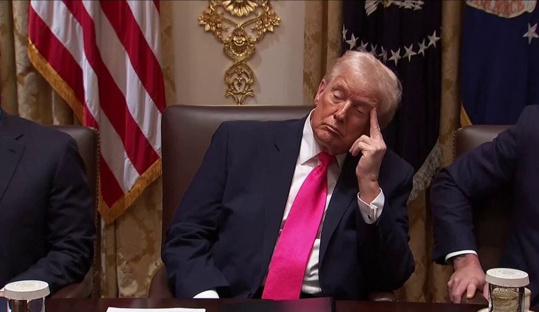 Spends his nights ranting on social media then sleeps during meetings in the day.