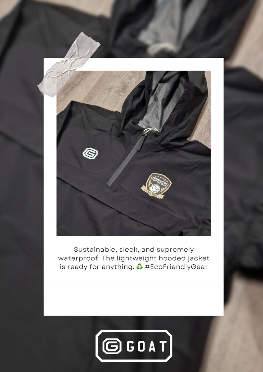Stop worrying about the weather. 🌧️ Equip your team with our Waterproof Lightweight Hooded Jacket!

Serious $4000\text{ mm}$ protection in a light, comfortable shell. We supply quality kit to clubs like Fremington FC. How can we supply yours?

Get a quote today!