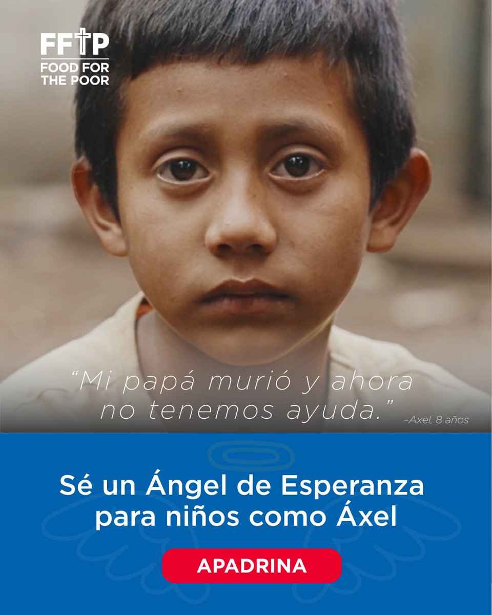 cali939's tweet image. Ángeles de Esperanza apoya a niños en abandono y pobreza extrema en Latinoamérica y el Caribe.
Por solo $34 al mes, das un hogar seguro, comida, educación y atención médica.
URL: bit.ly/Cali93sm