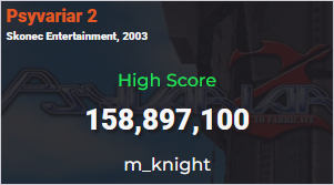 La Calice Cup 11 is over. What a great line-up it had, including Psyvariar 2 where I nabbed the top rank. And an unusual but not unwelcome spot on the overall top 5!

My final runs : youtube.com/playlist?list=…

#STG #shmup