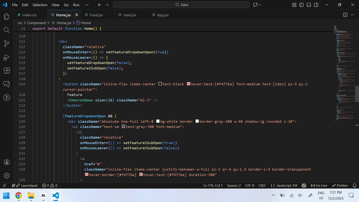 THEJASPERJAY's tweet image. Day 43 of 60 Days of Code
Today I worked a lot with UI component libraries like flowbite, headless UI and shadcn. These things nearly took my life today 😂 but I no go gree. I finally got one working and updated my navbar too.
Slowly.
#fyp #react #javascript #webdevelopment