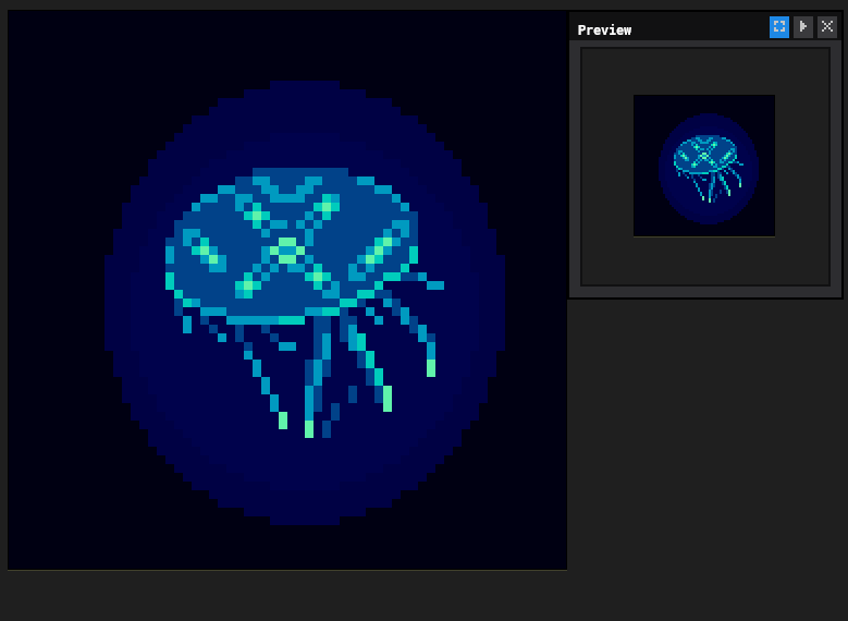 DmitriyTikhomi2's tweet photo. Meha Jellyfish 32x32px
#pixelart #pixelartist https://t.co/6SYWeV48JI
