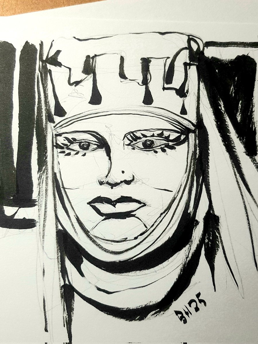 BerholtArt's tweet image. Ink on paper portrait. Check out my youtube channel for full process video.
youtube.com/shorts/BmYgPFw…

#inkart #drawingtutorial #artprocess #art #portrait