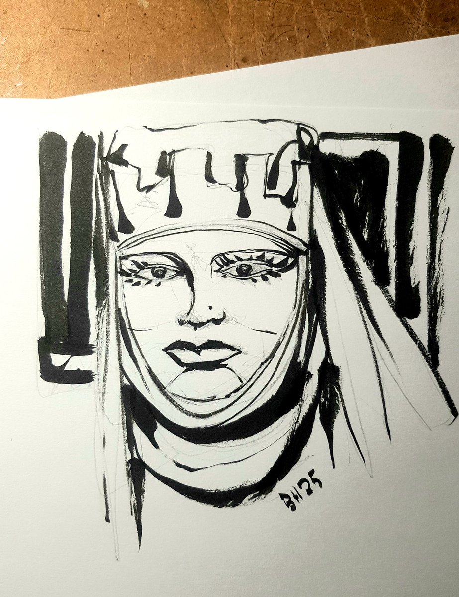 BerholtArt's tweet image. Ink on paper portrait. Check out my youtube channel for full process video.
youtube.com/shorts/BmYgPFw…

#inkart #drawingtutorial #artprocess #art #portrait