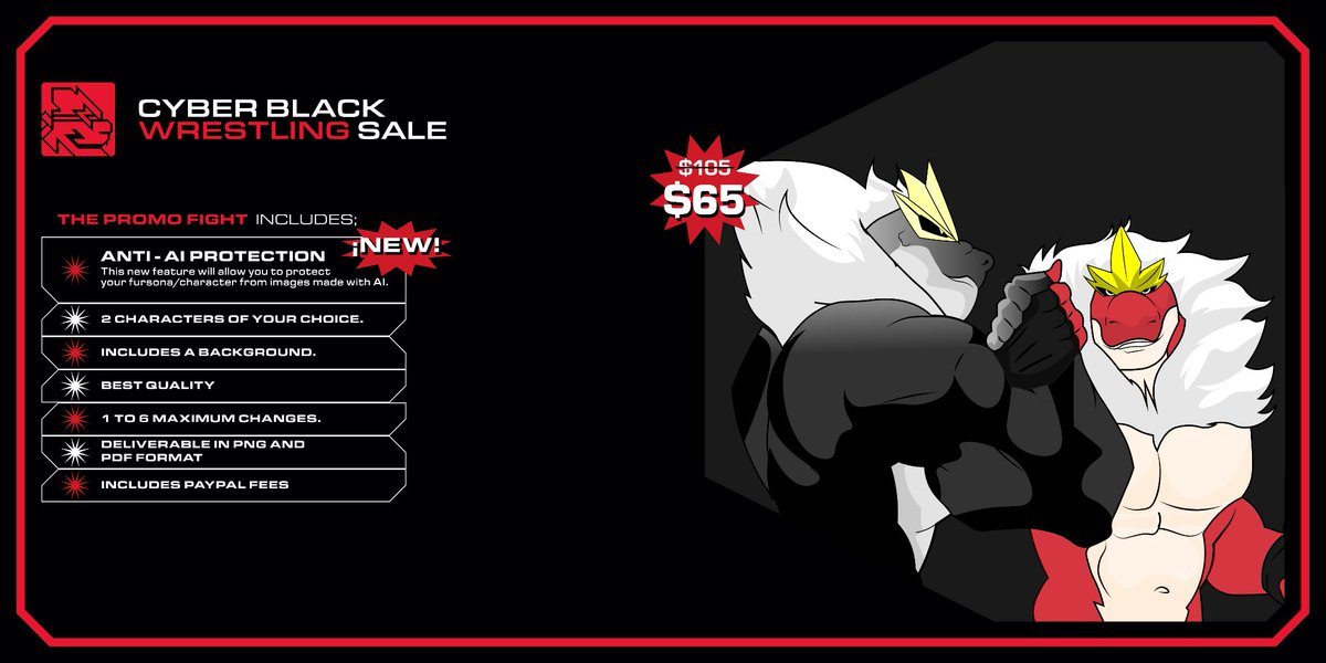 art7draxx's tweet image. Available slots, take advantage now, send a direct message for more info #BlackFriday #CyberMonday #illustration #wrestling