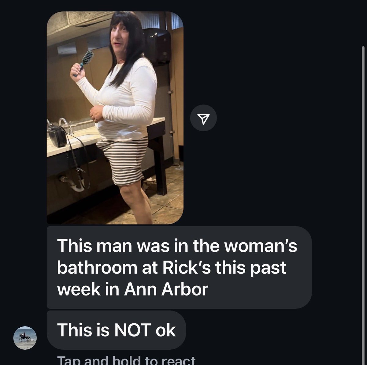 listen2tish's tweet image. Don’t let anyone make you believe in TRANS.  

That is the original LIE. 

THEY ARE MEN. 

NOT TRANS 

NOT WOMEN. 

MEN. WHO VIOLATE WOMEN AND OUR SPACES. 

THERE SHOULD BE NO PRIDE OR CELEBRATION OF THIS. 

END THE CONFUSION 

UNITE IN TRUTH.