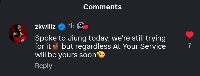 Zeekay has revealed that he spoke to P1harmony's Jiung recently concerning the possibility of No Guidnce and P1harmony collaborating on the song 'At Your Service.'