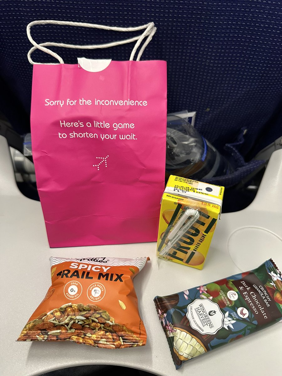 sbhadrecha7's tweet image. Frustrating experience with @IndiGo6E! BOMBAY to RAK flight (6E-1491) delayed by 3.5 hours &amp;amp; counting... 🕰️ Stuck in flight for 2.5 hours with 'dinner' of 20g nuts &amp;amp; 25g granola bar 😂 served at 12:10 AM. @MoCA_GoI @DGCAIndia #IndiGo #FlightDelay #PoorCustomerService #Airseva
