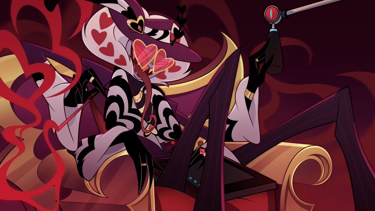 PAGOPHAGIAAAH's tweet image. NEW BOSS DADDY V♥︎
#HazbinHotelFanart #valentino #voxval