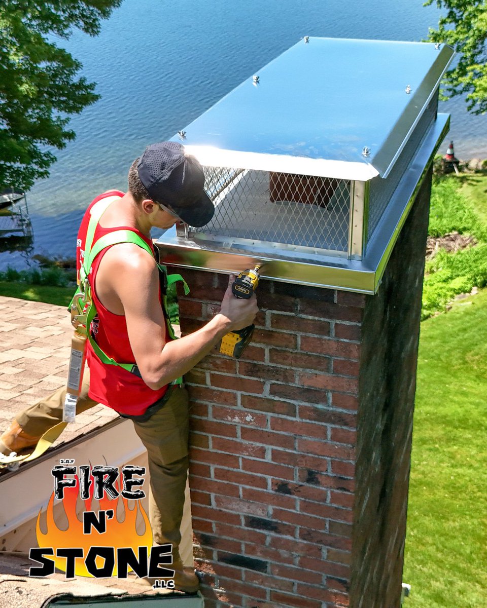 FireNStone's tweet image. Give your chimney the gift of protection 🎁🧱. A new crown or cap:
• Keeps water out
• Prevents debris buildup
• Extends the life of your chimney
Call today to schedule your holiday upgrade! 🔥
Fire N' Stone
539 Laconia Rd, Tilton NH
(603)-499-4539
firenstone.com