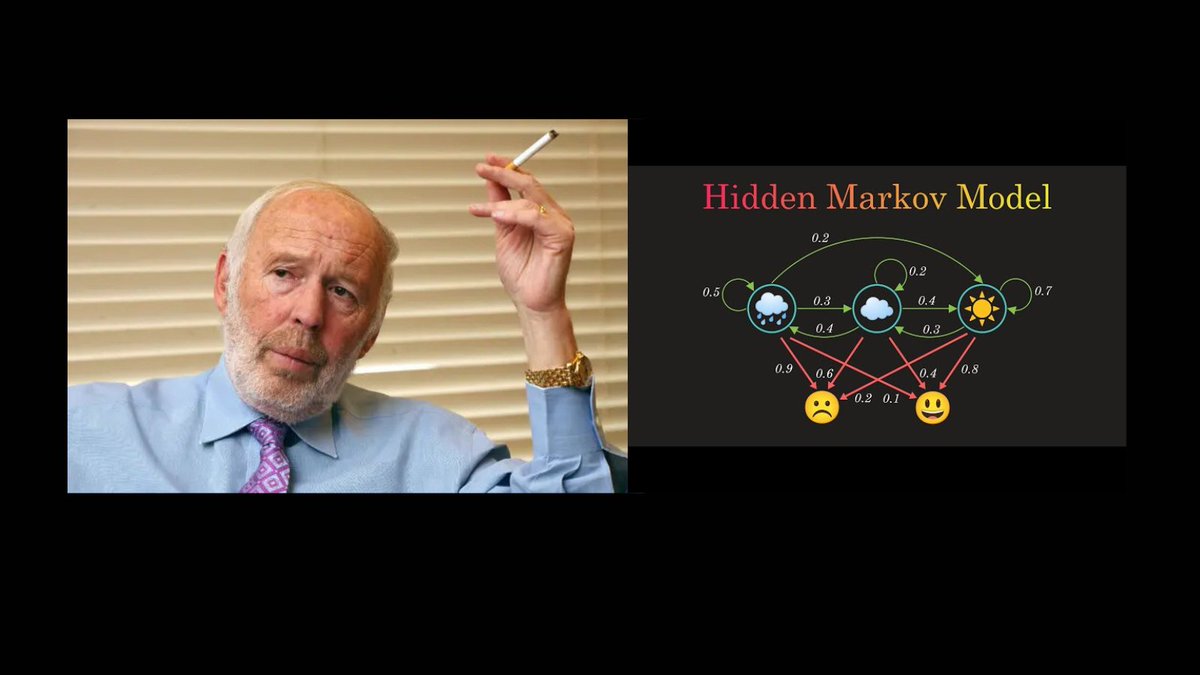 pyquantnews's tweet image. RenTec uses Hidden Markov Models in trading.

The technique generated 60% returns per year over 30 years.

One of the co-founders of RenTec&apos;s name is in the algorithm!

Here&apos;s how it works: