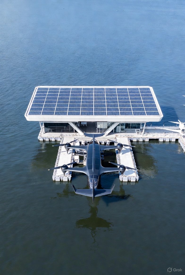 🚨 Edge Alert: CATL's eVTOL Battery Unlocks 5,000+ KM Range – Sea-Air Travel Revolution?  
<a href="/CATL_Official/">CATL</a> just teamed with AutoFlight to debut a zero-carbon eVTOL ecosystem: SunShip Water Vertiport + all-electric aircraft powered by a 1,200-kWh pack for 5,000+ KM total range and