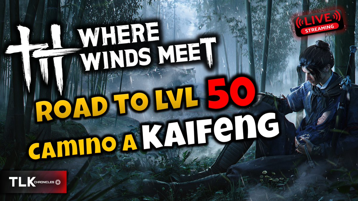 tlkchronicles's tweet photo. 📢 EN VIVO AHORA
¡Rumbo al Nivel 50 en Where Winds Meet!
Hoy seguimos la historia principal, viajamos hacia Kaifeng, exploramos el legado de Jianghu, mejoramos equipo y enfrentamos nuevas batallas. ⚔️🔥
👉 Únete aquí: 
🔴 https://t.co/4L5pIFvwuD
🟣https://t.co/byvVU6ID3A
#WWMeet #MMORPG #GamingEnVivo #WhereWindsMeet