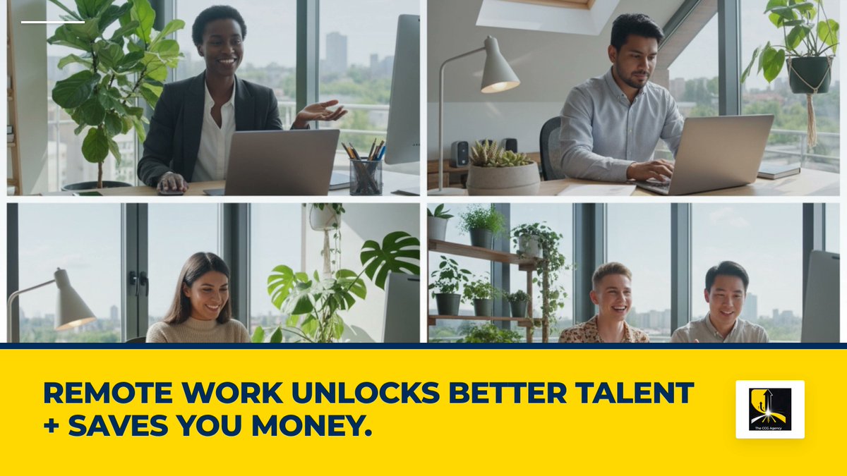 MyNameIsFre's tweet image. Overhead holding you back? Remote work helps solopreneurs cut costs &amp;amp; access top talent globally. Grow resilient in 2025: ready for your dream team? Like &amp;amp; connect! #StartSmart #RemoteWork #SoloBiz #theccgagency