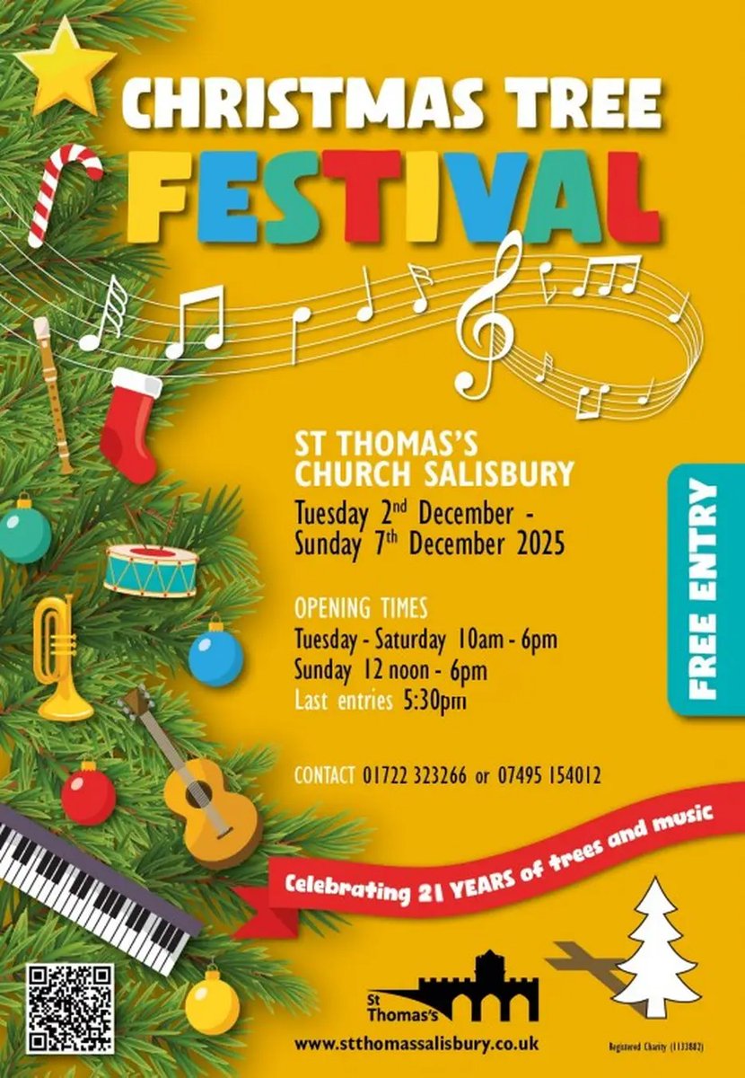 St. Thomas's popular Christmas Tree Festival is back from today til Sunday