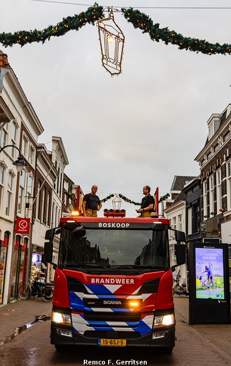 Grote woningbrand aan de Kleiweg in Gouda