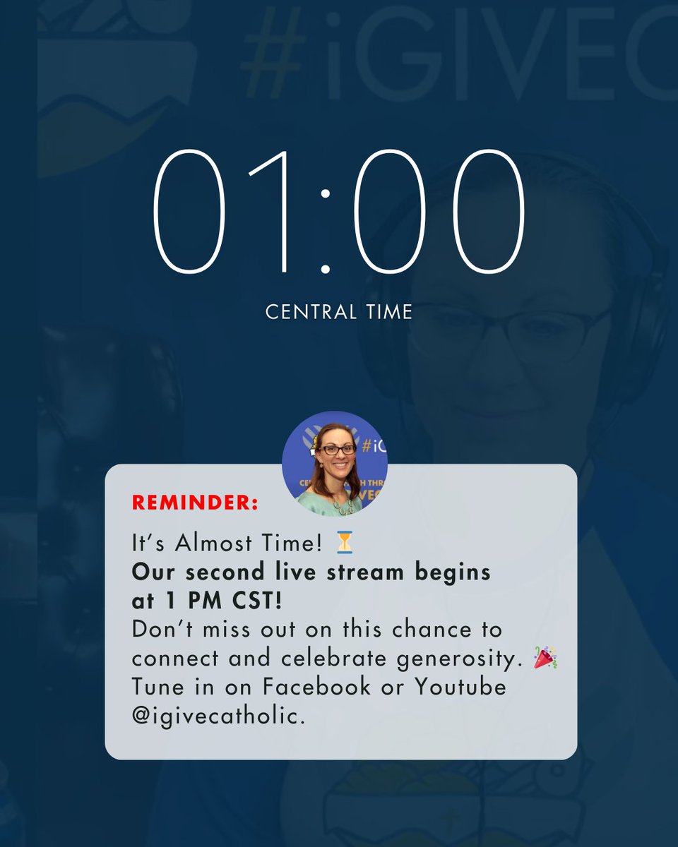 Visit igivecatholic.org/p/livestream!