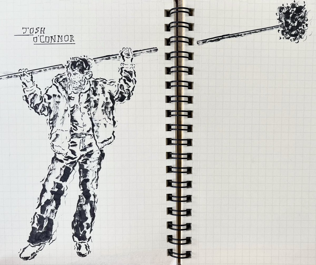 quick sketch of mr boom mike josh with a new pen