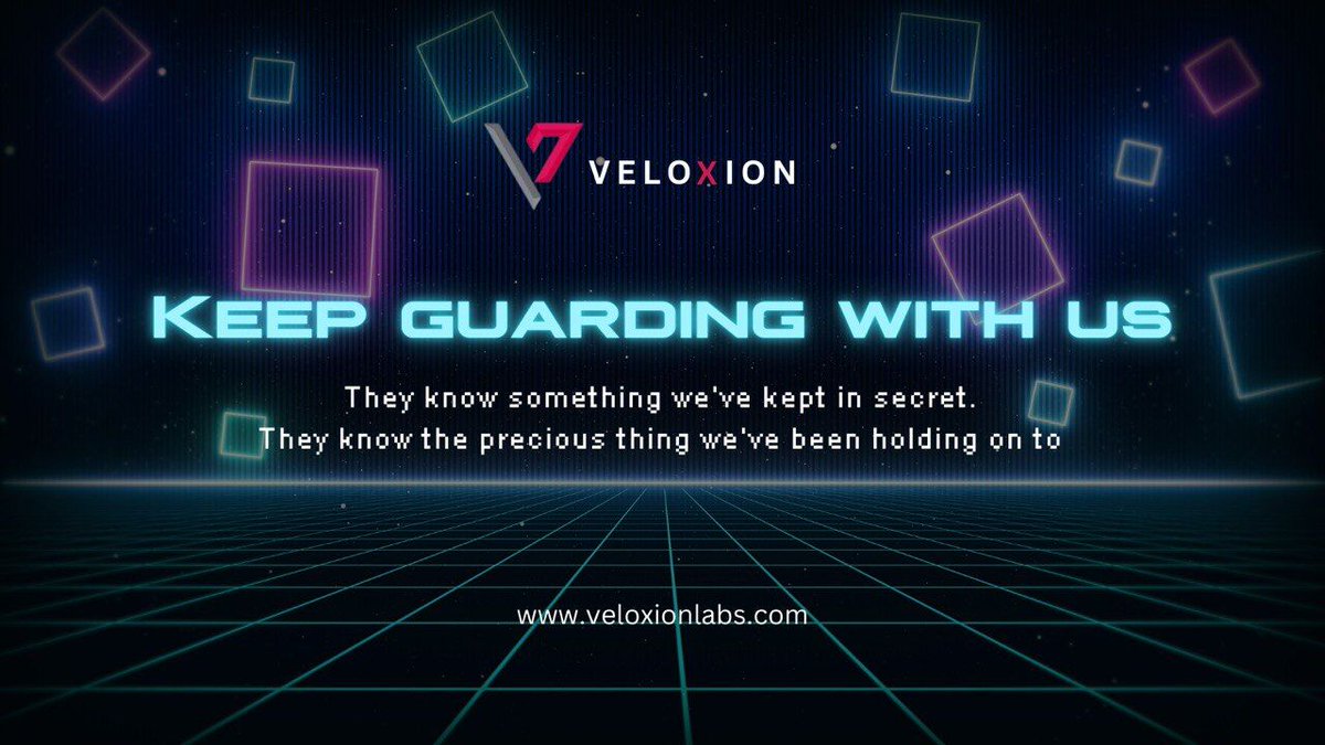 They know. 🔥
They’ve started to uncover what we’ve protected for so long.✨

Stay sharp. Stay silent. Keep guarding. 🚀

 We hold something they fear. 🌐

💡 veloxionlabs.com
🔗 Trade VeloXion on BitMart: bitmart.com/trade/en-US?ty…]

#KeepGuarding #VeloXion
