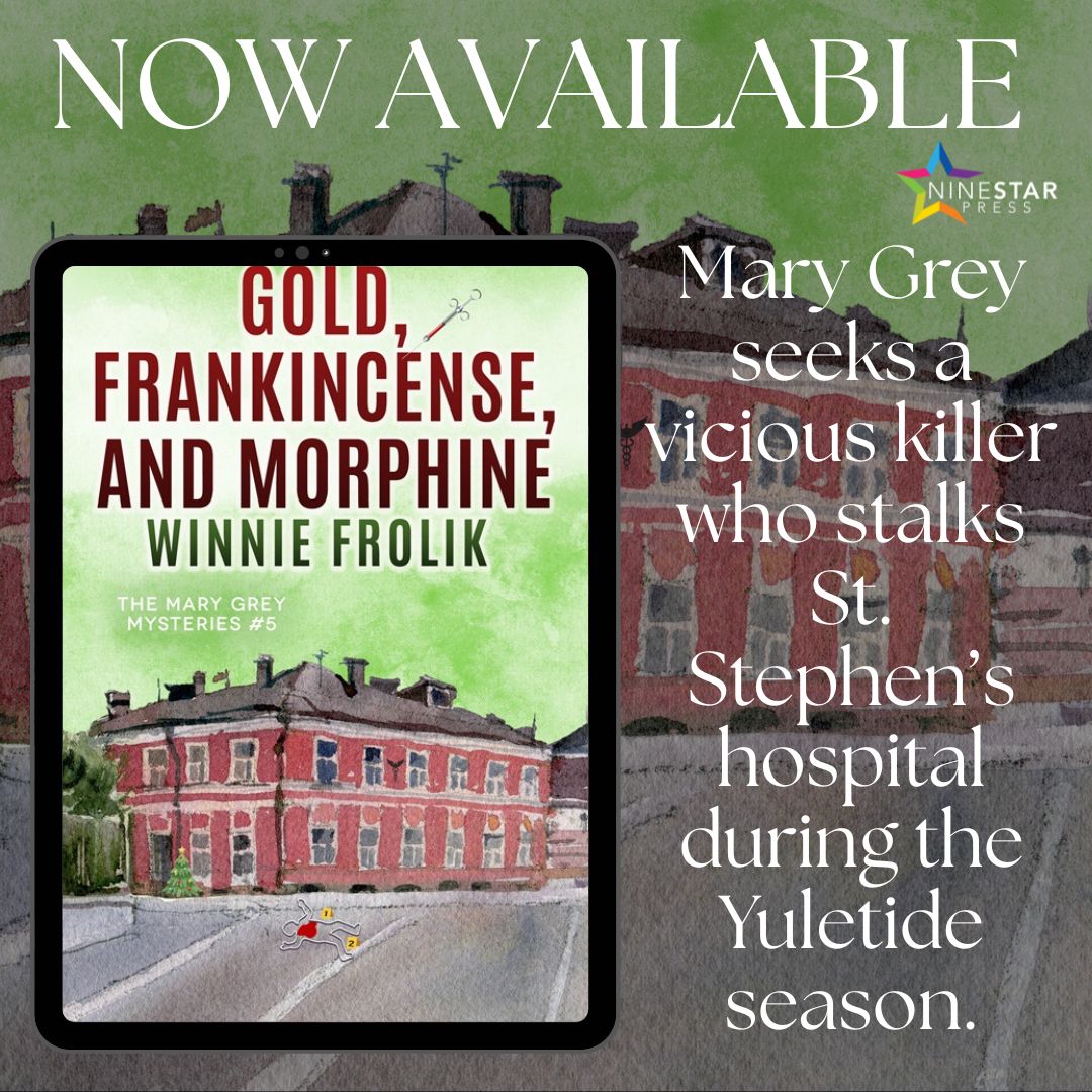 With bodies piling up at St. Stephen’s hospital during the Yuletide season, can the mystery be solved in time to save the holiday?
#LGBTQBooks #Historical #Christmas
ninestarpress.com/product/gold-f…