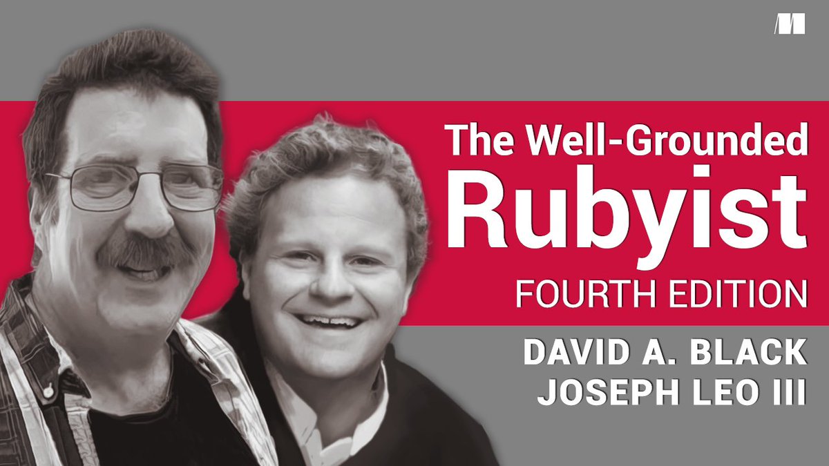 ManningBooks's tweet image. Ever read a Ruby chapter &amp;amp; retain none of it?

That&apos;s usually the book, not you. When a book skips the why, nothing tends to stick.

The Well-Grounded Rubyist, 4th Ed. teaches Ruby from the inside out, so the concepts stay with you.

The authors break it down:…