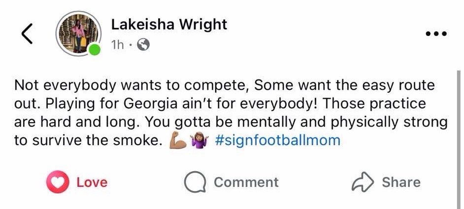 Words of wisdom from KJ Bolden mom 🔥🔥