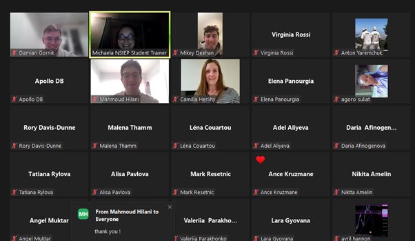 NStEP Student Training tweet media