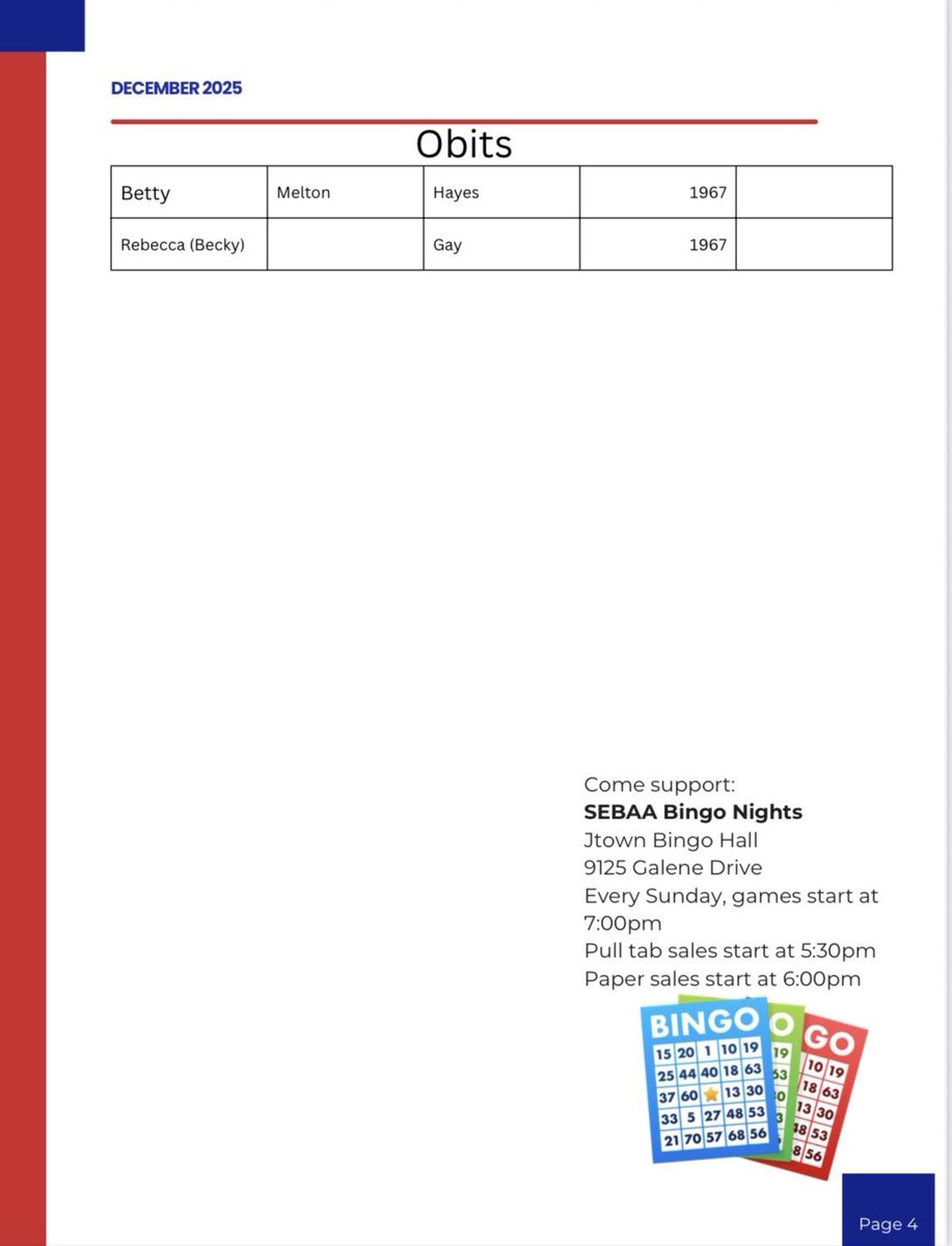 December Bear Tracks Newsletter