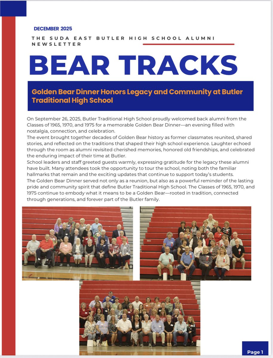 ButlerHighAlums's tweet photo. December Bear Tracks Newsletter https://t.co/anuJLio9r9
