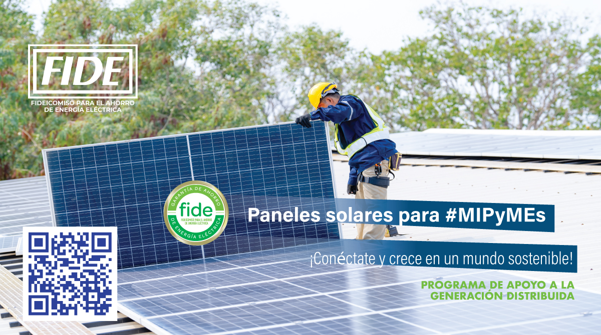 fidemx's tweet photo. Invierte en un futuro mejor para tu negocio y el planeta.
Instala paneles solares sin inversión inicial ni costos de instalación.
Busca que cuenten con #SelloFIDE.
Envía *INFO* al WA 5666734435 y contacta a nuestros asesores.
Conoce nuestro micrositio: https://t.co/aXzKGH4qHo
@SENER_mx | @CFEmx | @NafinOficial
#MéxicoSustentable #EficienciaEnergética #FIDE #EmpresasSostenibles #AhorroDeEnergía #InnovaciónVerde