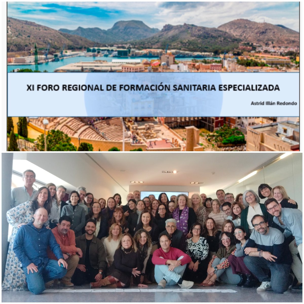 XI FORO REGIONAL DE FORMACIÓN SANITARIA ESPECIALIZADA que la U. de Desarrollo Profesional celebra en la Región de Murcia. 
Hemos hablado de #Comunicación y #TrabajoEnEquipo Claves para trabajar en una Unidad Docente.

Siempre con #Dinámicasdegrupo

<a href="/Murciasalud/">Murciasalud</a>