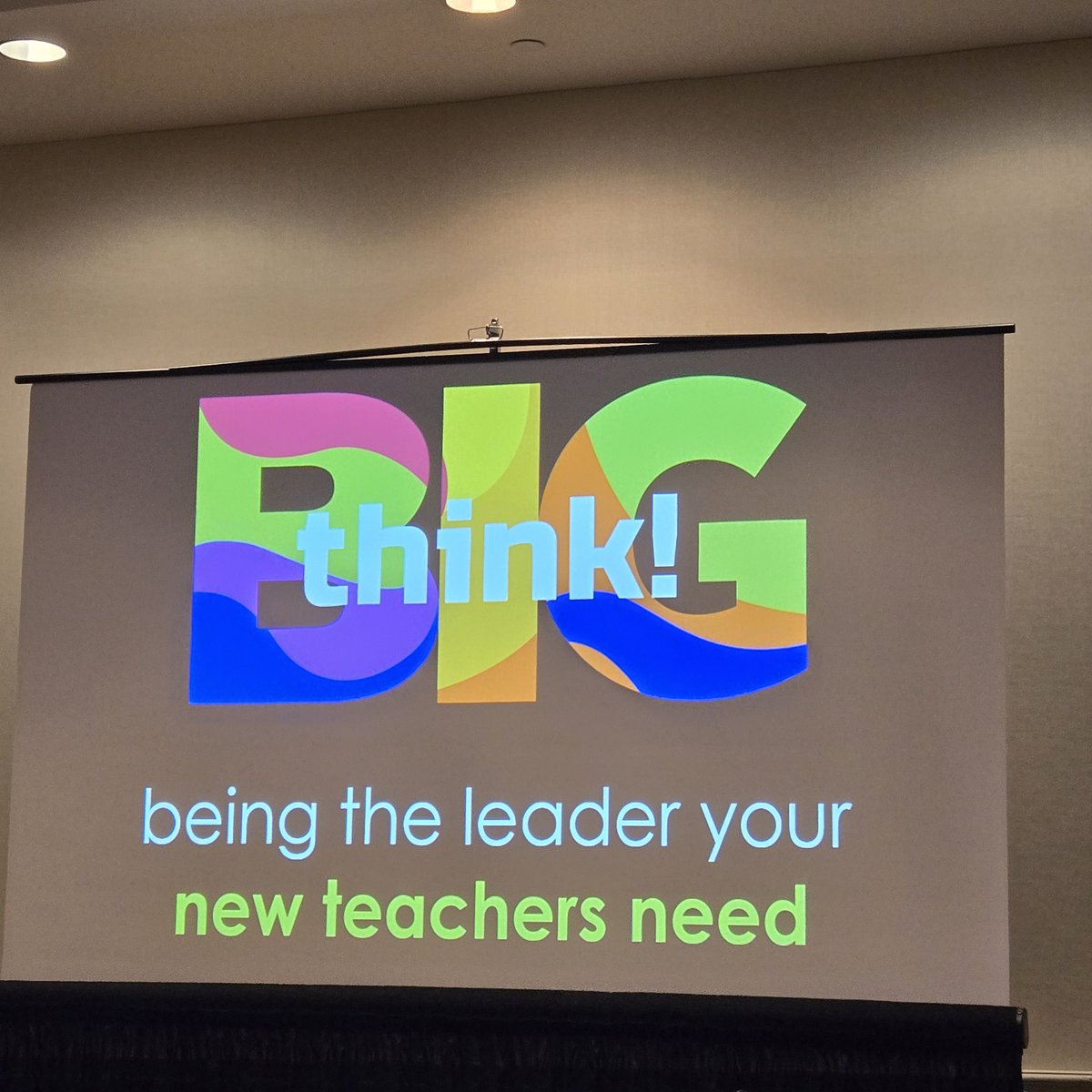 So excited to start off the #think25 <a href="/lead4ward/">lead4ward</a> conference today! What a great session with some powerful strategies for supporting novice teachers!  "Supporting first year teachers may be the school's most important at-risk program"