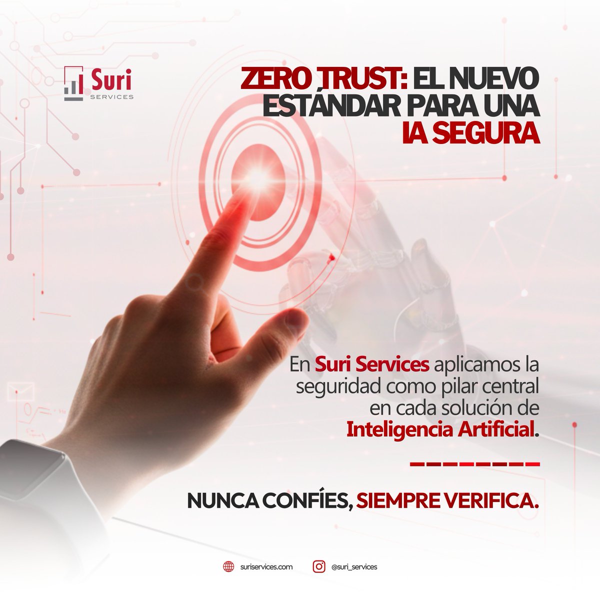 Suriservices's tweet image. Zero Trust: el camino para una IA segura
Nunca confíes, siempre verifica.
Identidad, Dispositivos, Datos, Aplicaciones, Infraestructura y Red.
La adopción de IA va acompañada de gobernanza, verificación y responsabilidad digital.
#ZeroTrust #AITrust #DataGovernance #FrontierFirm