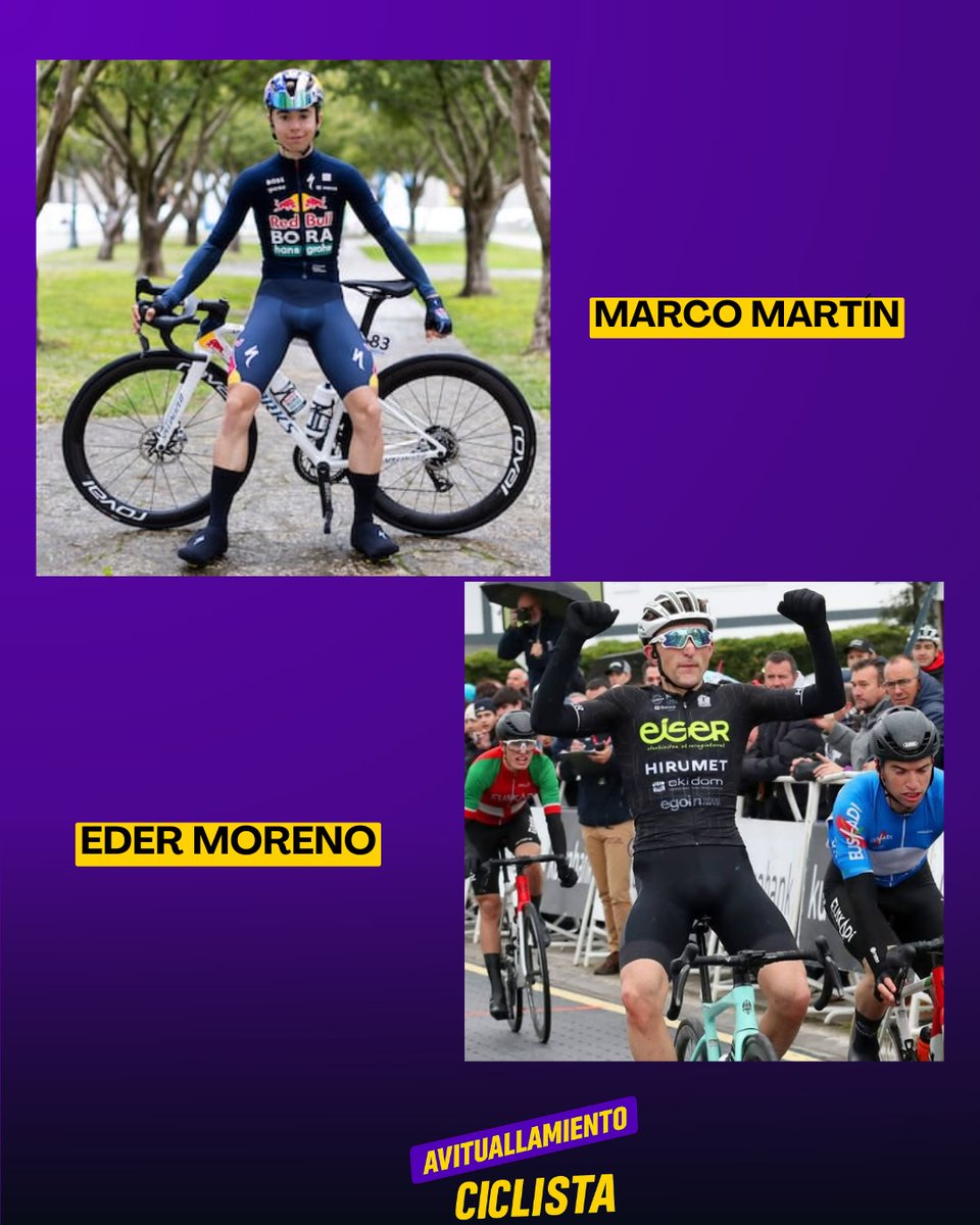 EVTMO_'s tweet photo. Los 7 nuevos fichajes de la Fundación Euskadi para 2026 ✍️

⬇️⬇️

- Marco Martín (del Bora U23)

- Eder Moreno y Adur Tapia (Eiser) 

- Joan Cardona y Aimar Fdz de Gorostiza (CC Irunés)

- Ekhi Uriarte y Iker Colmenero (Alimco Campagnolo) https://t.co/4vidCAGnVV