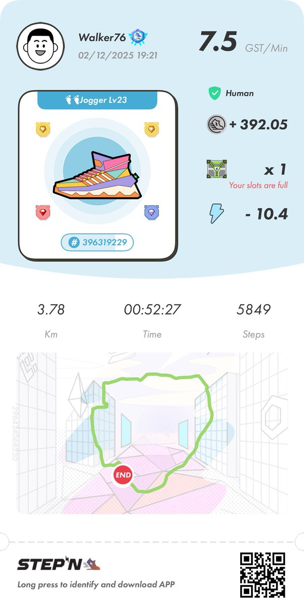 jkanerva76's tweet image. Evening walk done!😃 02/12/2025

STEPN Activation code: 36690239  😃

#STEPNGO #HAUS #move2earn #STEPN #STEPNOG #GMT #GGT #GST