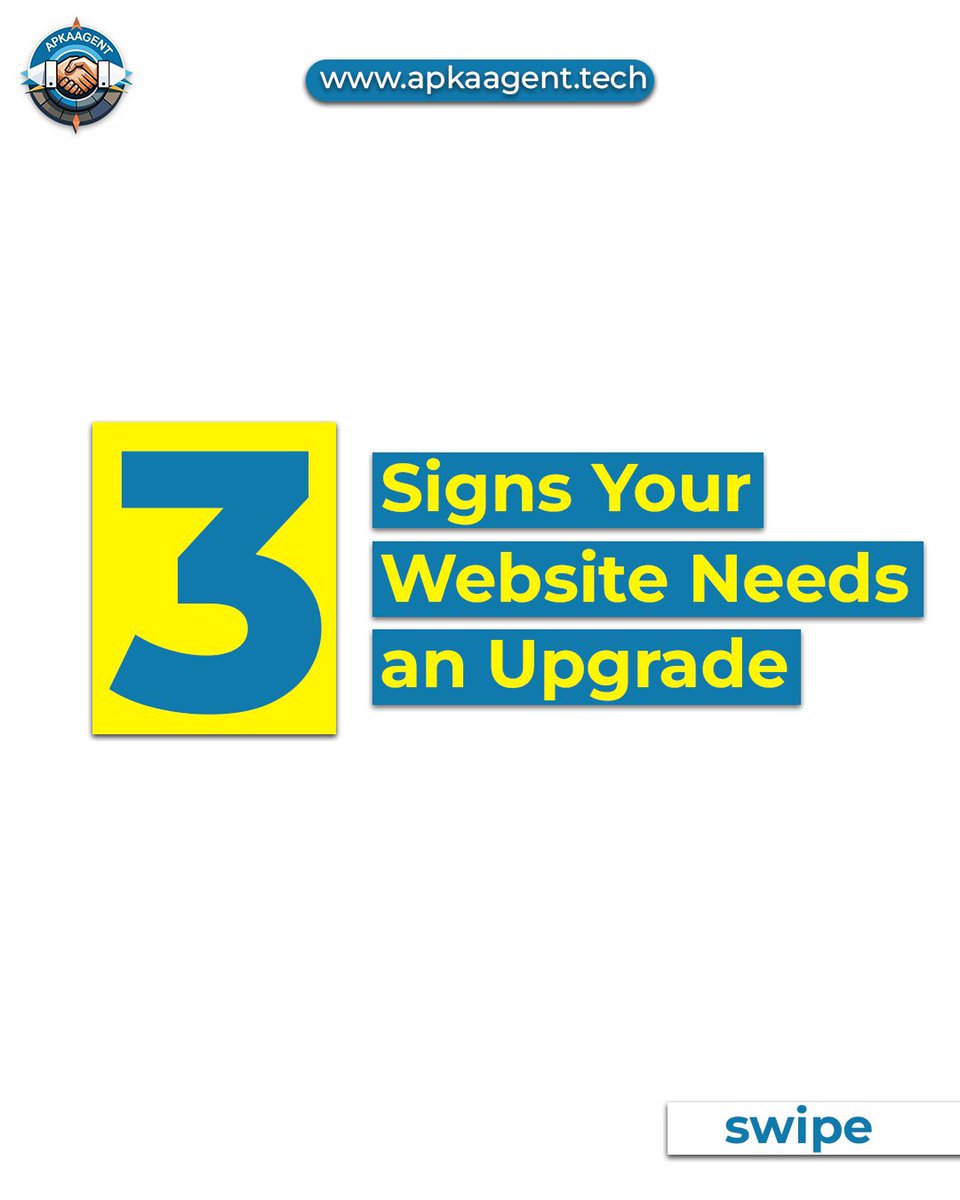 ApkaAgent's tweet image. A website shouldn’t just exist, it should perform.
If yours is slow, outdated or not converting, it’s time for an upgrade.

#ApkaAgent #WebDesignHistory  #websiteupgrade #digitalagency #BusinessGrowth  #Automation  #WebDevelopment  #onlinepresence  #CreativeAgency