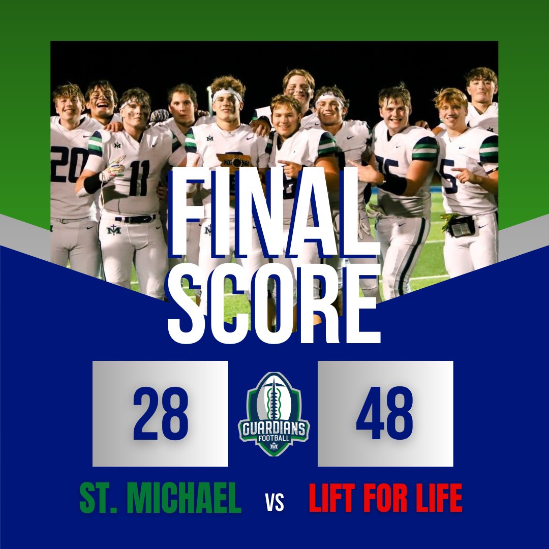 SMAGuardianFB's tweet image. Guardians fall in the State Semifinal 28-48 to Lift for Life. It was a historic season for the Guardians. Congratulations to all of our guys, especially our seniors. You will be greatly missed! Wings Up!