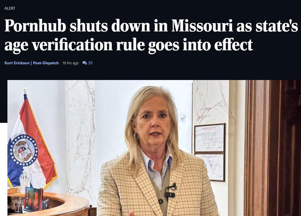 Finally, some decency from a Missouri state-level politician. Usually, the breed harms the public by legalizing casinos, online gambling and weed, so this is a breath of fresh air  <a href="/AGCHanaway/">Attorney General Catherine L. Hanaway</a>
