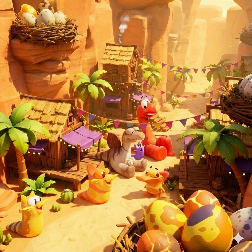 Comfy in <a href="/Claynosaurz/">Claynosaurz</a> already 🌋