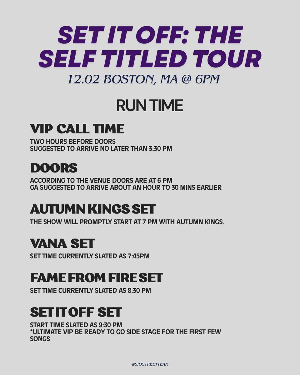 Set It Off Street Team tweet media